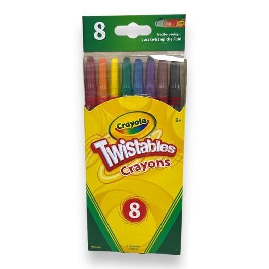 Crayola Twistables Crayons 8 Colors || الوان شمعية كرايولا 8 لون تويست - مكتبة اكسبريس الكويت
