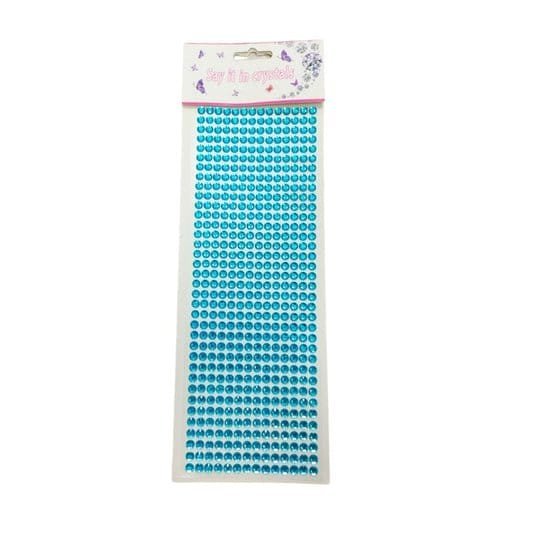 Crystal Stickers Blue || ستيكر كريستال لون ازرق - مكتبة اكسبريس الكويت