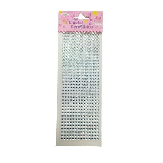 Crystal Stickers Silver || ستيكرز كريستال لون فضي - مكتبة اكسبريس الكويت