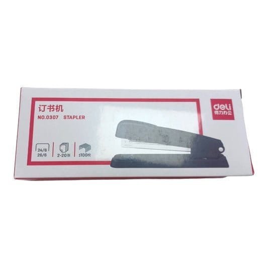 Deli Stapler 0307 || دباسة ديلي ٢٠ ورقة - مكتبة اكسبريس الكويت