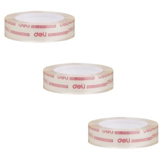 Deli Tape set 3 || تيب شفاف3 حبه ماركة ديلي - مكتبة اكسبريس الكويت
