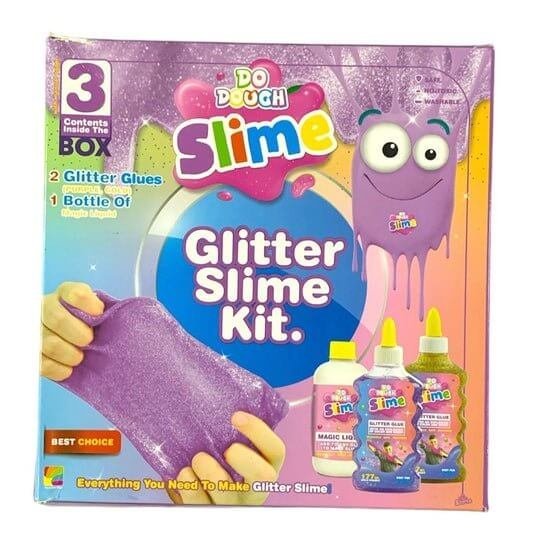 Do Dough Glitter Slime Kit 3 Pcs || مجموعة سلايم قلتر ٣ قطعة دو دوه - مكتبة اكسبريس الكويت