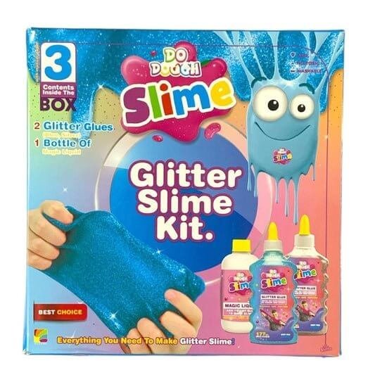 Do Dough Glitter Slime Kit 3 Pcs || مجموعة سلايم قلتر ٣ قطعة دو دوه - مكتبة اكسبريس الكويت