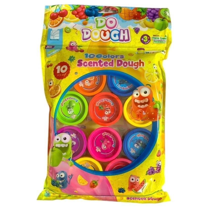 Do Dough Scented Set 10 Colors || طين صلصال دو دوه ١٠ حبة معطر - مكتبة اكسبريس الكويت