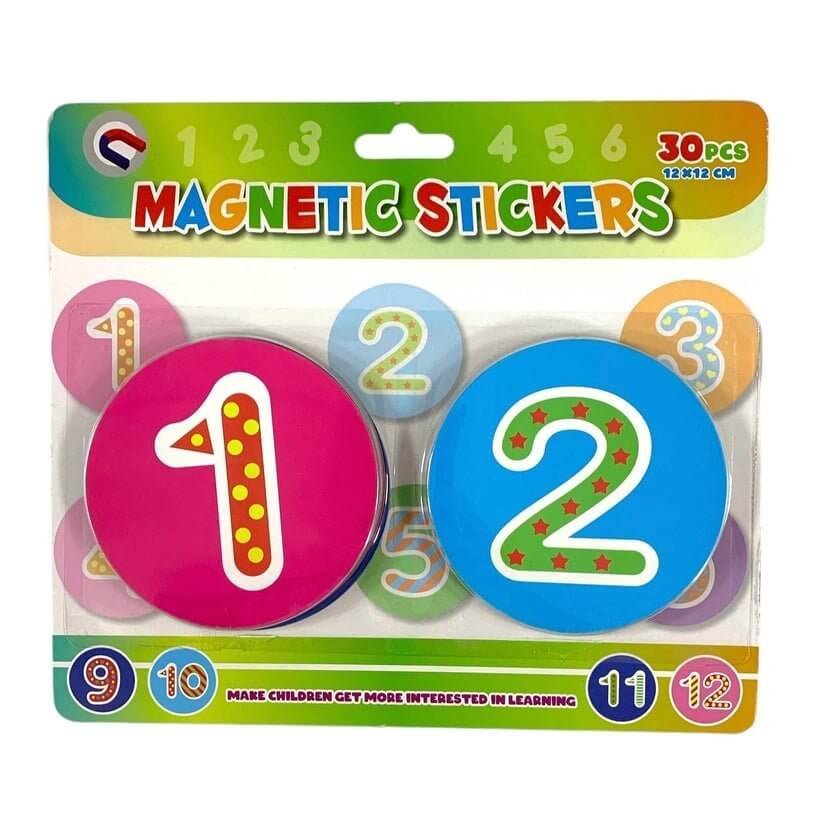 English Numbers Magnetic Disks || اقراص مغناطيسية ارقام انجليزية - مكتبة اكسبريس الكويت