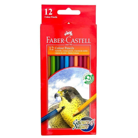 Faber Castell Colored Pencils 12 Colors || الوان خشبية فيبر كاستل ١٢ لون - مكتبة اكسبريس الكويت