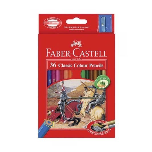 Faber Castell Colored Pencils 36 Colors || الوان خشبية فيبر كاستل ٣٦ لون - مكتبة اكسبريس الكويت