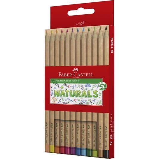 Faber Castell Natural Colour Pencils 12 || الوان خشبيه طبيعية فيبر كستل 12 لون - مكتبة اكسبريس الكويت
