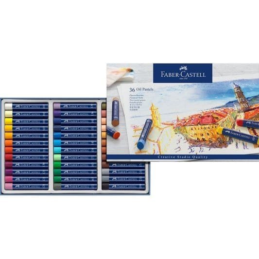Faber Castell Oil Pastel 36 Colors || الوان باستيل زيتية ٣٦ لون فيبر كاستل⁩ - مكتبة اكسبريس الكويت