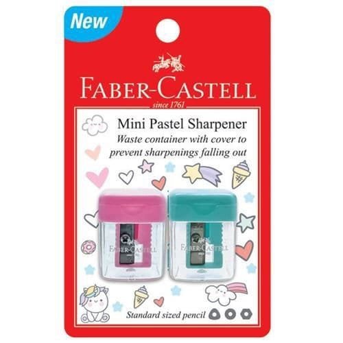 Faber Castell Sharpener || برايه فيبر كستل 2 حبه - مكتبة اكسبريس الكويت