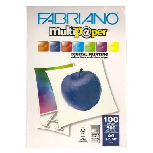 Fabriano Multipaper digital printing 100 gm 500 Sheets || ورق طباعه ١٠٠ جرام فابريانو ٥٠٠ ورقة - مكتبة اكسبريس الكويت