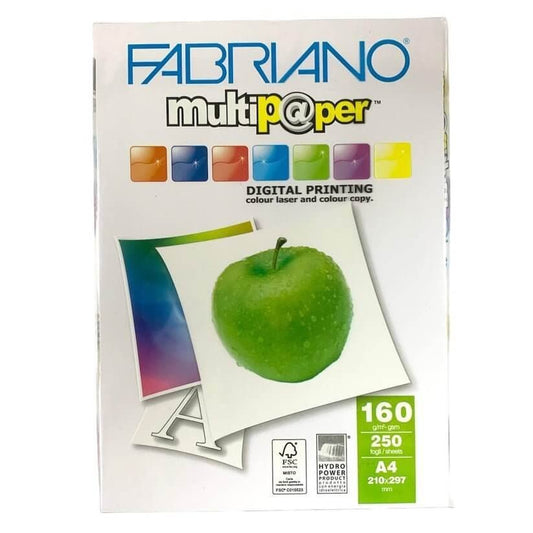 Fabriano Multipaper digital printing 160 gm 250 Sheets || ورق طباعه ١٦٠ جرام فابريانو ٢٥٠ ورقة - مكتبة اكسبريس الكويت