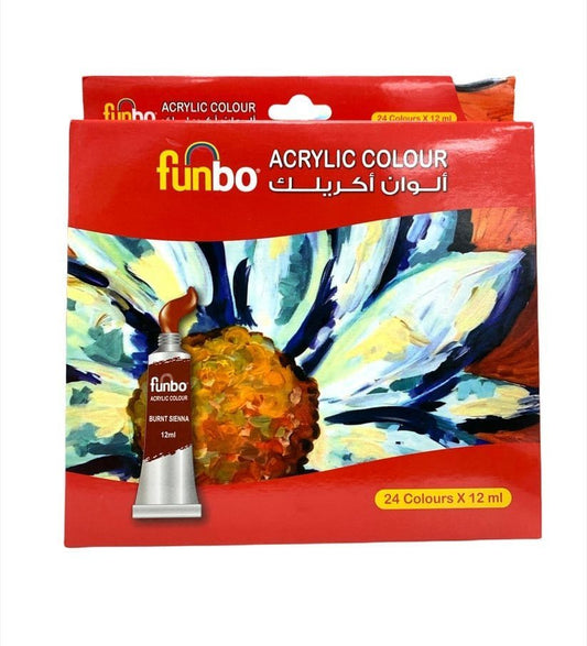 Funbo Acrylic Colors || الوان اكريليك فنبو - مكتبة اكسبريس الكويت