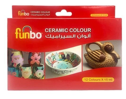Funbo Ceramic Colors || الوان سيراميك فنبو - مكتبة اكسبريس الكويت