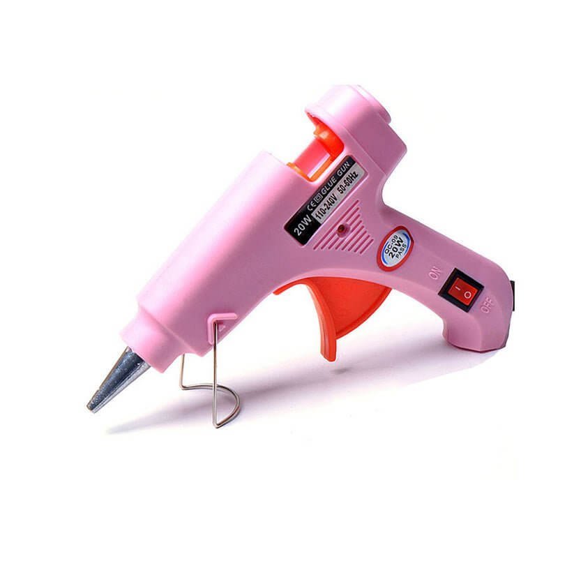 جهاز صمغ الحراري شمع صغير لون وردي - مكتبة اكسبريس الكويت