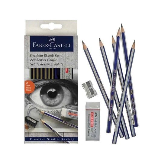 Graphite set faber castell - مكتبة اكسبريس الكويت