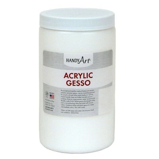 HANDY ART ACRYLIC GESSO 946 ml || جيسو اكريلك ابيض امريكي هاندي ارت 946 مل - مكتبة اكسبريس الكويت