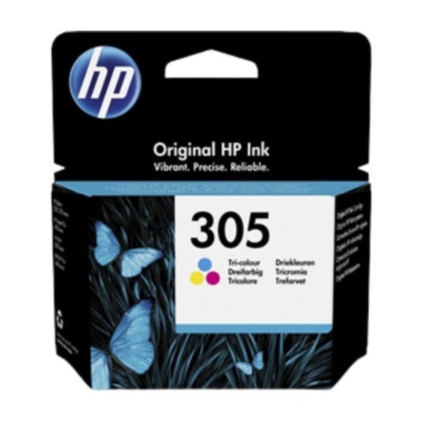 حبر الطابعة الملون HP 305 الأصلي - مكتبة اكسبريس الكويت