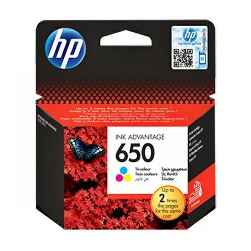 حبر طابعة اتش بي 650 لون - مكتبة اكسبريس الكويت