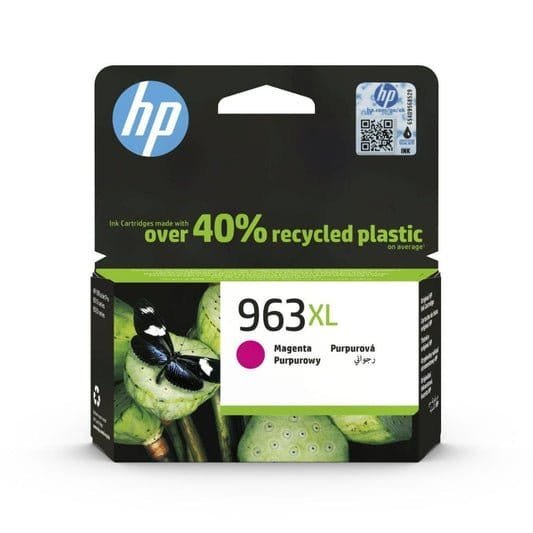 حبر طابعة اتش بي 963 XL أرجواني الاصلي - مكتبة اكسبريس الكويت