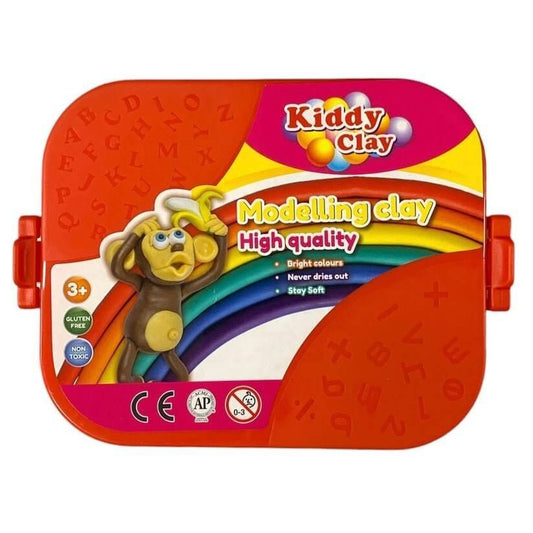 Kiddy Clay Play Dough 7 Colors || طين صلصال ٧ لون كيدي كلاي - مكتبة اكسبريس الكويت