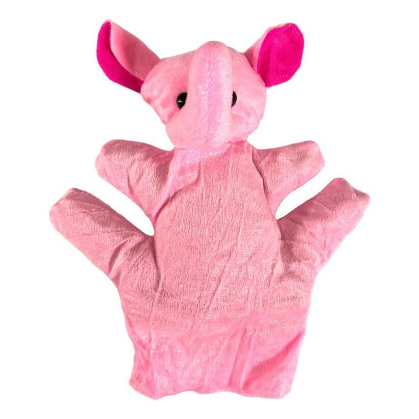 Kids Puppet Pink Elephant || دمى الاطفال الفيل الوردي - مكتبة اكسبريس الكويت