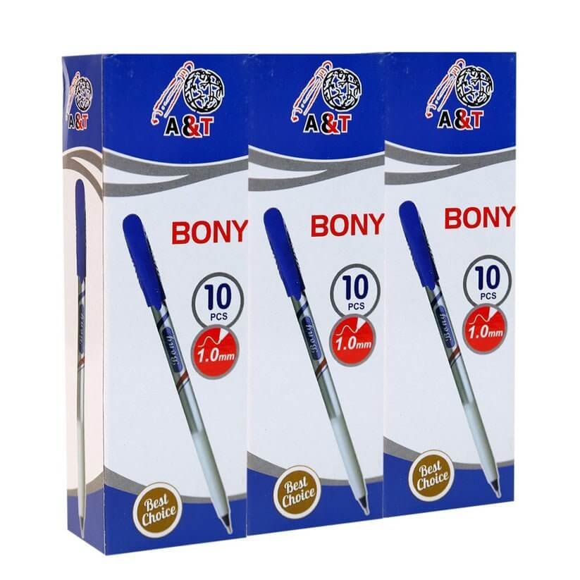 قرطاسية اي اند تي القلم الأزرق BONY 3 في 1 - مكتبة اكسبريس الكويت
