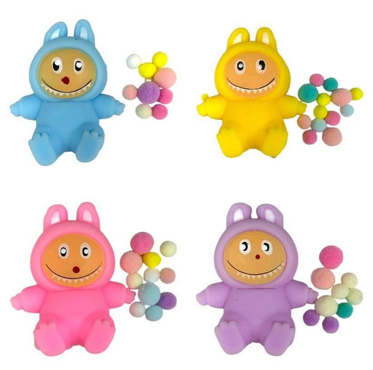 Labubu Squishy Assorted Colors || لابوبو سكويشي الوان متعددة - مكتبة اكسبريس الكويت
