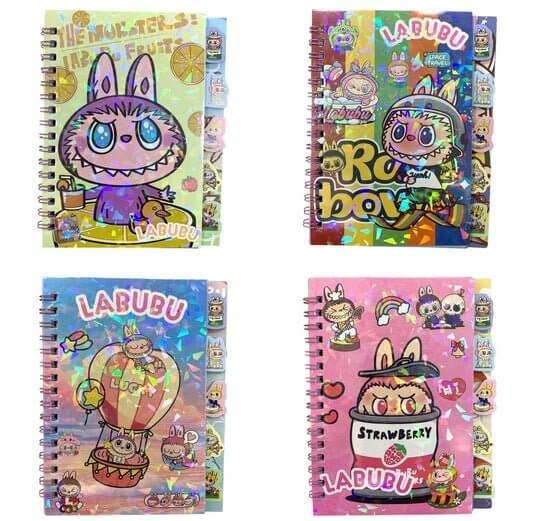 Labubu Sticker Book Assorted Model || دفتر ستيكرات لابوبو موديلات متنوعة - مكتبة اكسبريس الكويت
