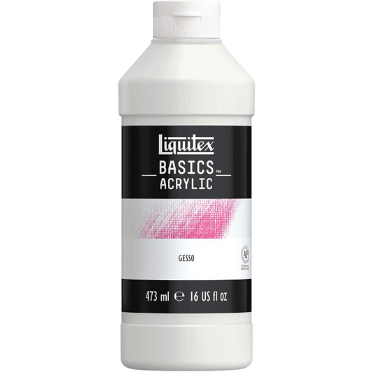 Liquitex BASICS Acrylic Gesso || جيسو اكريلك اساسي ابيض من ليكوتكس - مكتبة اكسبريس الكويت