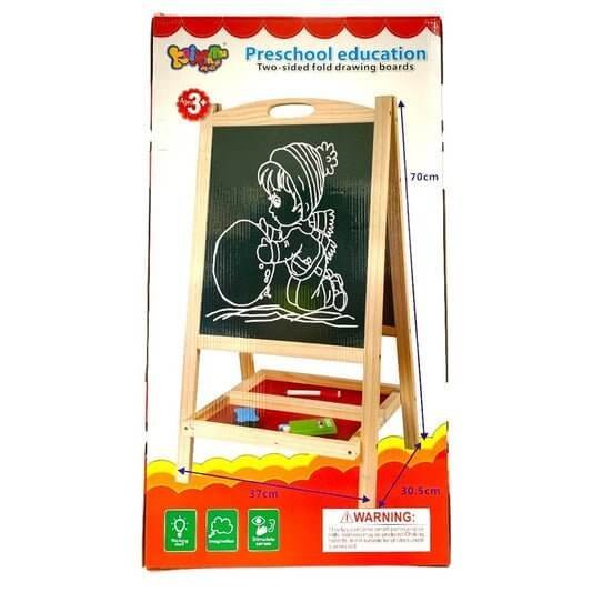 لوحات رسم للتعليم ما قبل المدرسة قابلة للطي على الوجهين مقاس 70 سم - مكتبة اكسبريس الكويت
