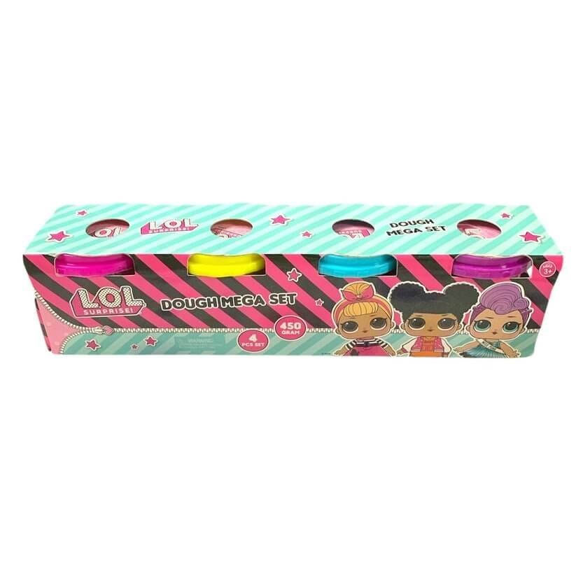 LOL Surprise 4 Color Play Dough Set || طين صلصال ٤ لون لول سربرايز - مكتبة اكسبريس الكويت