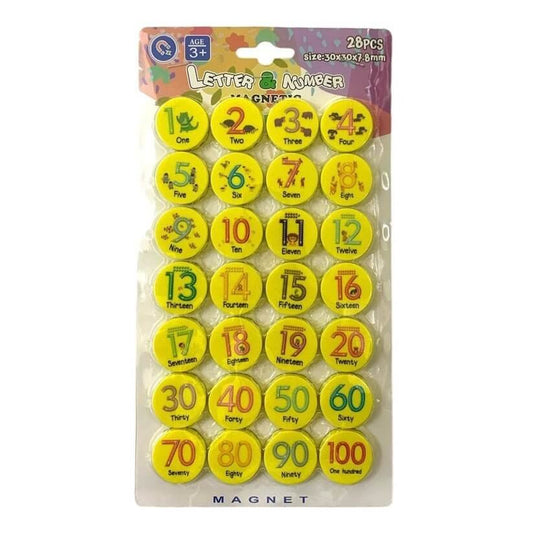 Magnets English Numbers || مغناطيس ارقام انجليزية - مكتبة اكسبريس الكويت