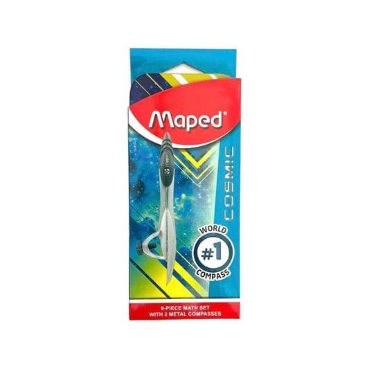 Maped 9 Pc Math Set || علبة هندسة مابد ٩ قطعة - مكتبة اكسبريس الكويت
