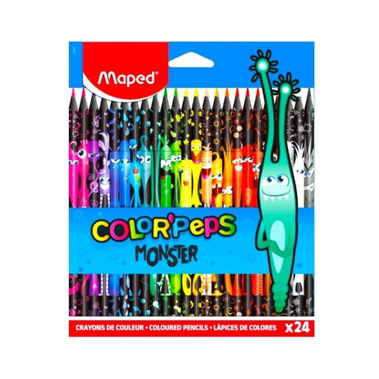 Maped Color Peps 24 Colored Pencils || الوان خشبية مابد ٢٤ لون - مكتبة اكسبريس الكويت