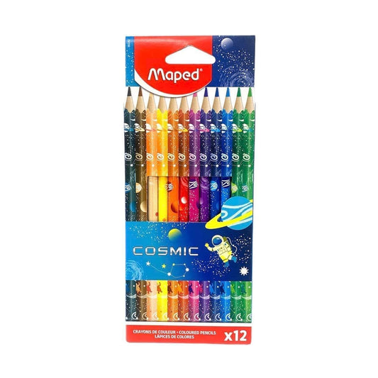 Maped Colored Pencils 12 Colors Cosmic || الوان خشبية ١٢ لون مابد كوزميك - مكتبة اكسبريس الكويت