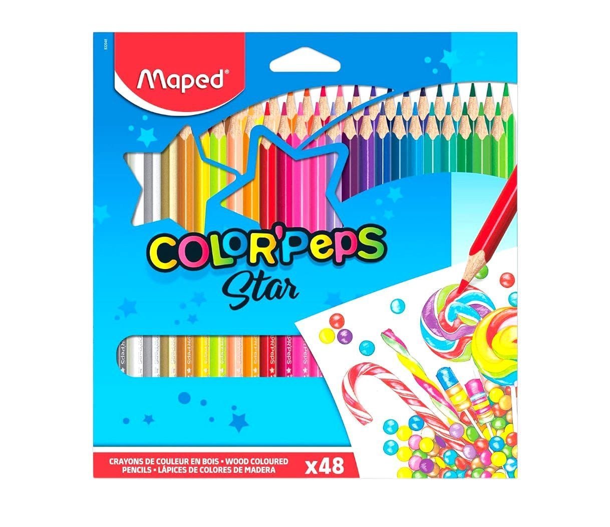 Maped Colored Pencils 48 Color || الوان خشبية مابد 48 لون - مكتبة اكسبريس الكويت