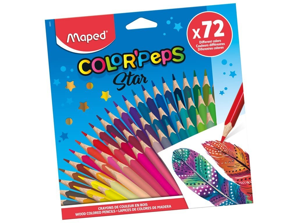 Maped Colour pencils 72 Colors || الوان خشبيه مابد 72 لون - مكتبة اكسبريس الكويت