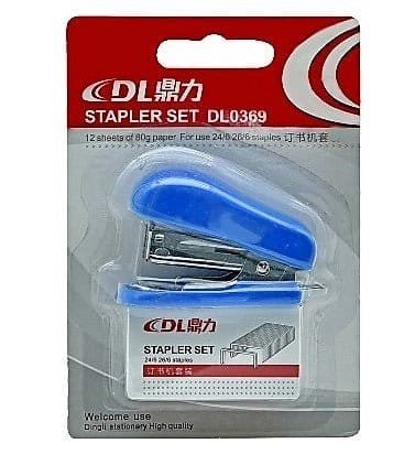 Mini Stapler With Staples دباسه ميني مع دبابيس - مكتبة اكسبريس الكويت