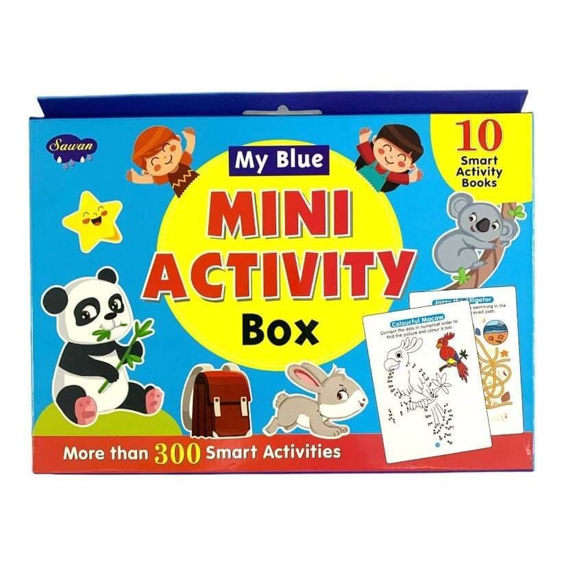 My Blue Mini Activity Box || بوكس نشاطات الاطفال الازرق - مكتبة اكسبريس الكويت
