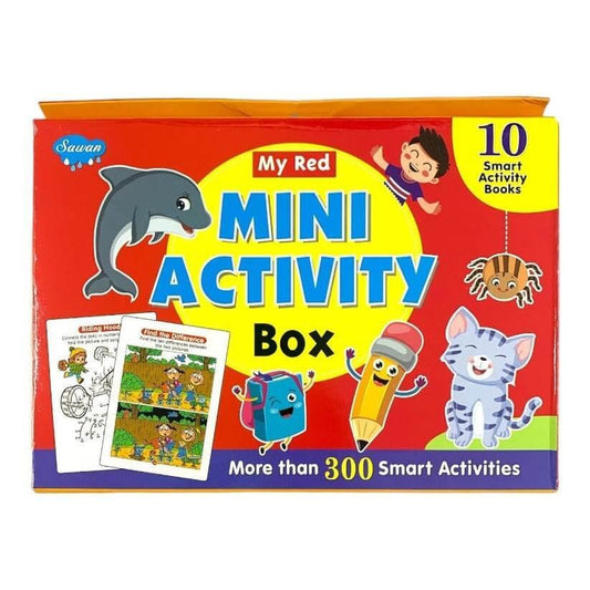 My Red Mini Activity Box || بوكس نشاطات الاطفال الاحمر - مكتبة اكسبريس الكويت