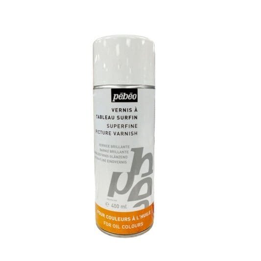 Pebeo Spray Superfine Picture Varnish Brilliant For Oil and Acrylic Colors 400 ml || ورنيش سبراي بيبيو لامع ٤٠٠ مل للزيتي و اكريليك - مكتبة اكسبريس الكويت