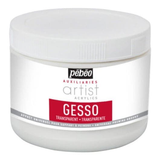 Pebeo Transperant Gesso 500 ml || جيسو بيبيو شفاف 500 مل - مكتبة اكسبريس الكويت
