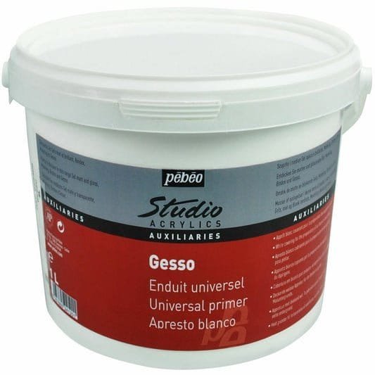 Pebeo Universal Primer Gesso 4 Liter || جيسو بيبيو ابيض 4 لتر - مكتبة اكسبريس الكويت