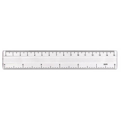 Plastic Transparent Ruler || مسطره بلاستك شفافه - مكتبة اكسبريس الكويت