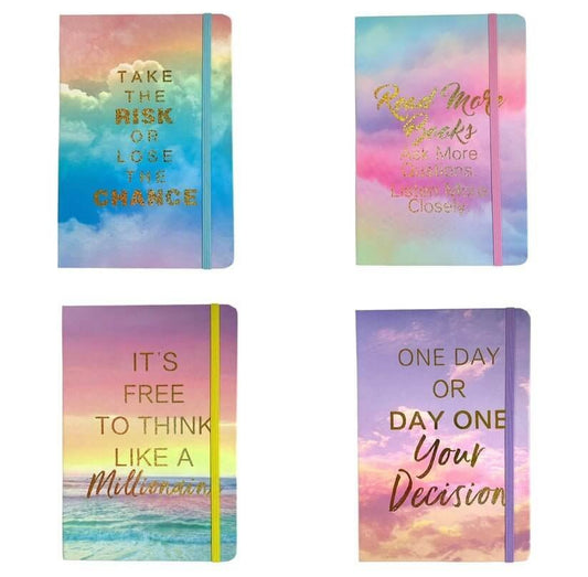 Quotes Printed Notebook 20 x 15 Assorted Models || دفتر مطبوع حجم ١٥*٢٠ موديلات مختلفة الاقتباسات - مكتبة اكسبريس الكويت