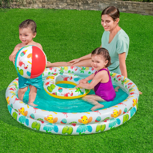 سيت حوض سباحة بيتشتاستيك للأطفال 3 في 1 – Bestway Beachtastic Play Pool Set
