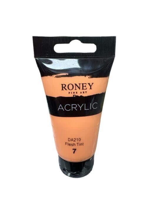 Roney Acrylic Color 75 ml Flesh Tint || الوان اكريليك روني ٧٥ مل لون البشرة - مكتبة اكسبريس الكويت