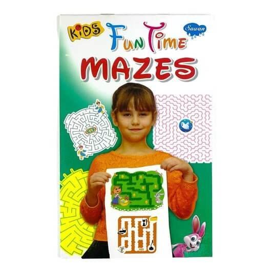 Sawan Kids Fun Time Mazes || دفتر نشاطات الاطفال انجليزي المتاهات - مكتبة اكسبريس الكويت