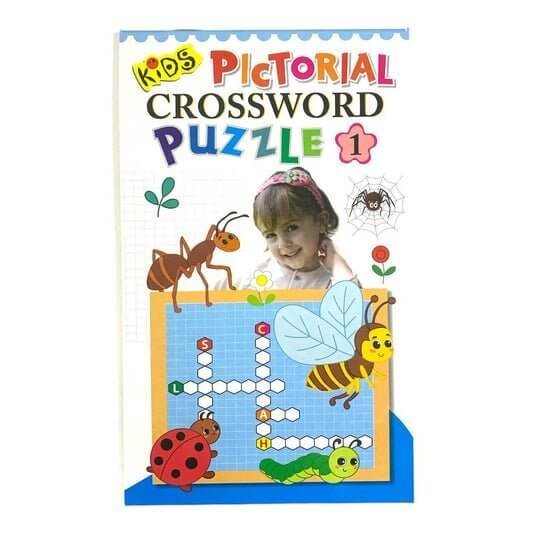 Sawan Kids Pictoral Crossword Puzzle 1 || دفتر نشاطات الاطفال بازل الكلمات المتقاطعة ١ - مكتبة اكسبريس الكويت